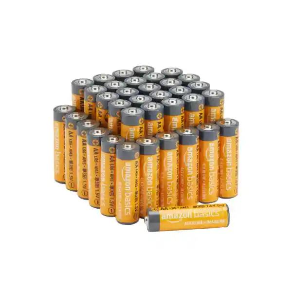 Amazon Basics AA 1.5 Volt Performance Alkaline Batteries, 10-Year Shelf Life, 36-Pack