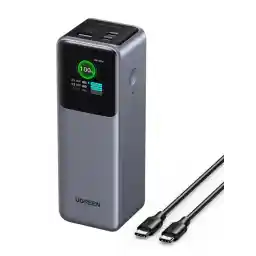 UGREEN Nexode Power Bank 25000mAh 200W, PD 3.1 Laptop Portable Charger 3 Ports Fast Charging, Smart Digital Display Battery Pack for MacBook Pro/Air,Dell,HP,iPad Pro,for iPhone 17/16,Galaxy S25Ultra