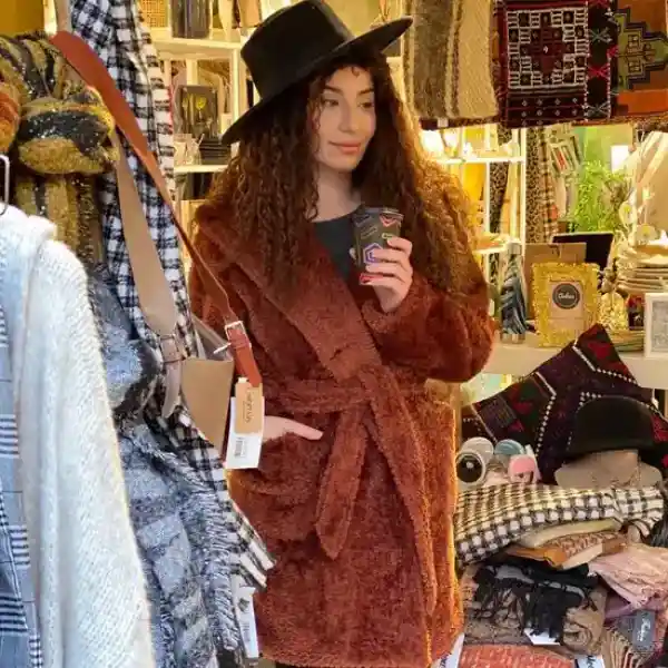Dames Jas - Casual Bovenkleding - Hooded Overjas - Vrouwelijke Jassen Lange - Teddy Coat - Warm Winter - Maat L