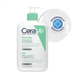 CeraVe Köpüren Temizleyici Normal ve Yağlı Ciltler Seramid İçerikli Yüz Vücut 473 ml 3337875597357