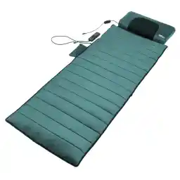 Genius eZwell Massage Mat Full Body Massage 65 x 190 cm for Back Legs Neck Remote Control 5 Modes with Heat Function Vibration Massage Mat for Men Women 3-Piece Set