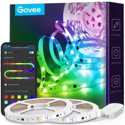 Govee LED Strip Lights RGBIC, 16.4ft Bluetooth Color Changing LED Lights with Segmented App Control, Smart LED Strip Color Picking, Music Sync LED Lights for Bedroom, Living Room, Party
