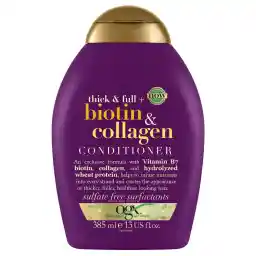 ogx dolgunlaştırıcı biotin & kolajen saç bakım kremi yeni ph dengeli formül 385ml