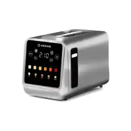 Nutricook Toasti Digital Toaster - 2-Slice with Intuitive Touch-screen Display, 6 Shade Settings, Silver, 850W