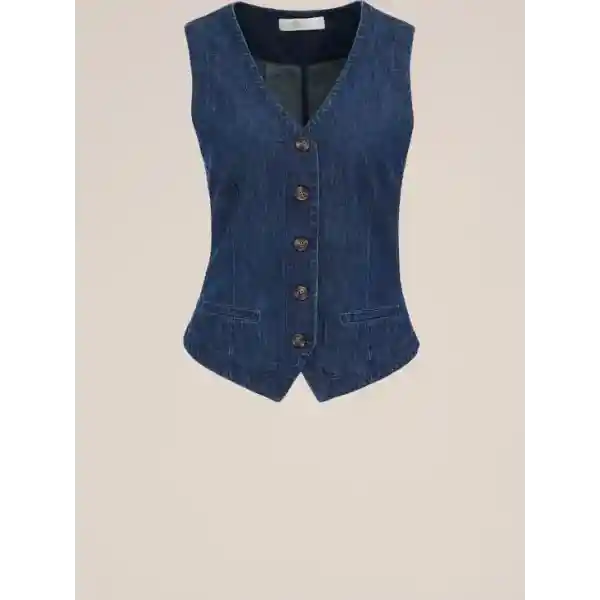 WE Fashion Dames demim gilet