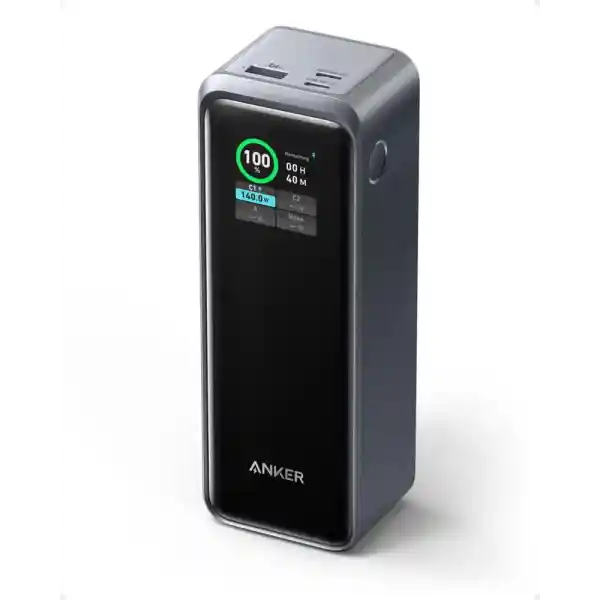 Anker Prime Power Bank, 27,650mAh 3-Port 250W Portable Charger for Travel, TSA-Approved, Smart App, for MacBook Pro/Air, iPhone 16/15/14 Series, Samsung, Laptops, and More (Charging Base Not Included)