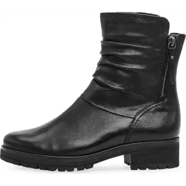 Gabor 092 Enkellaarsjes - Enkelboots met rits - Dames - Zwart - Maat 42
