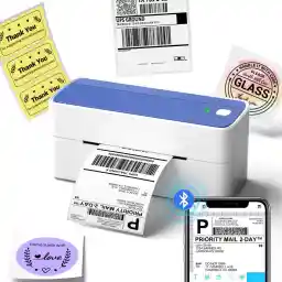 Phomemo Thermal Label Printer, 4X6 Shipping Label Printer for Small Business, Wireless Label Maker Package for Phone & Pad & PC, Used for eBay, Shopify, TikTok