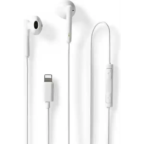 Bedrade Oortjes met 8-PIN Aansluiting - Geschikt voor Apple iPhone - Oortjes met Draad - Headset Oordopjes Microfoon