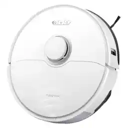 Roborock S8 Staubsauger Roboter Sonic Saugroboter 6000Pa DuoRoller-Bürste VibraRise Wischen 3D-Mapping 3D-Strukturiertes Licht LiDAR Kindersicherung APP Control (Weiß)