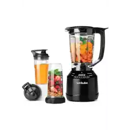 Nutribullet Smart Touch Blender Combo 1500Watts, 8pc, Intelligent Program, High Speed Blender, Black