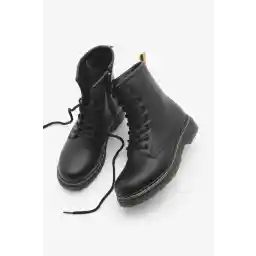 Marjin Kadın Postal Bot Bağcıklı Fermuarlı Kesa siyah