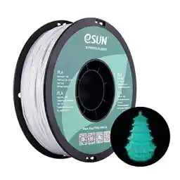 eSUN PLA Gloed 3D Printer Filament, Gloed in het Donker Blauw Filament 1.75mm, Maatnauwkeurigheid +/- 0.05mm, 1KG Spoel (2.2 LBS) 3D Printing Filament voor 3D Printers, Lichtgevende Blauw