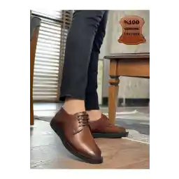 Muggo Marcel Guaranteed Men's Daily Classic Genuine Leather Casual Shoes