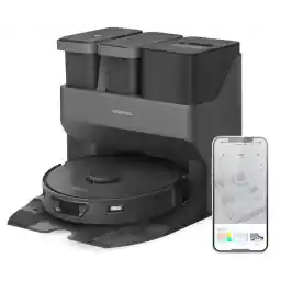 Roborock Qrevo S5V Staubsauger Roboter 12.000 Pa,(Upgrade von S7 Pro Ultra/Qrevo) Zero-Tangle System, Multifunktions-Dock, Warmlufttrocknung