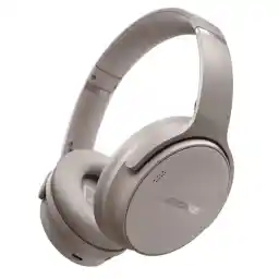 Bose QuietComfort Headphones - Wireless Bluetooth Headphones, Active Over Ear Noise Cancelling and Mic, USB-C Charging, Deep Bass, Up to 24 Hours of Playtime, Sandstone