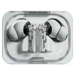 Nothing Ear (a) Wireless Bluetooth Headphones with ChatGPT Integration, ANC, Bass Enhance Algorithm and up to 42.5 Hours Playback Time - White