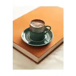 Madame Coco Ramona Set of 6 Coffee Colored Cups