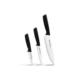 Fissman 3-Piece Knife Set Stainless Steel, 8'' Chef Knife | 5'' Utility Knife | 3.5'' Paring Knife