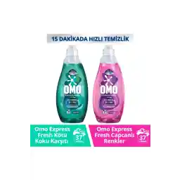 Omo Express Fresh Kötü Koku Karşıtı Beyaz Ve Renkliler 1480ml X1 Capcanlı Renkli Ve Siyahlar X1