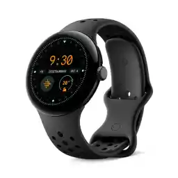 Google Pixel Watch 3 (41 mm) - Android smartwatch with heart rate tracking, advanced running from fitbit, fitness insights, 24-hour battery - matte black aluminium case - obsidian band - LTE