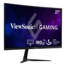 ViewSonic OMNI VX2718-2KPC-MHD 27 Inch Curved 1440p 1ms 165Hz Gaming Monitor with Adaptive Sync, Eye Care, HDMI and Display Port