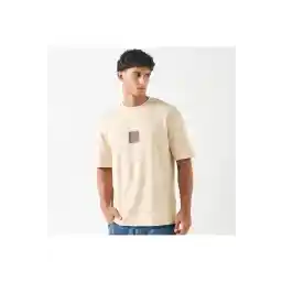 Lee Cooper Printed Crew Neck T-shirt with Short Sleeves