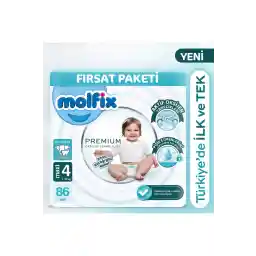 Molfix Size 4 Premium Ultra Deal Pack - 86 Pieces