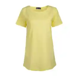 تیشرت آستین کوتاه نخی زنانه ناوالس مدل 1101550w