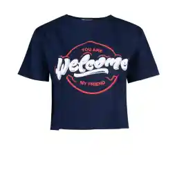 تیشرت آستین کوتاه نخی زنانه ناوالس مدل 1101580