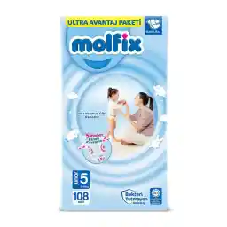Molfix Ultra Advantage Package Junior No:5 108pcs