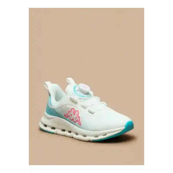 Kappa Girls' Colourblock Walking Shoes with Hook and Loop Closure