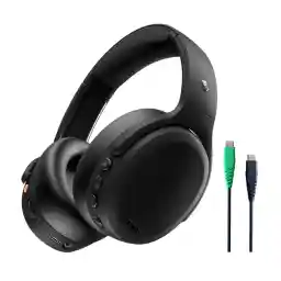 Skullcandy Crusher ANC 2 Over-Ear Noise Cancelling Wireless Headphones with Sensory Bass, 50 Hours Battery Life, Skull-iQ, Alexa Support, Micro, Bluetooth Compatible - Black