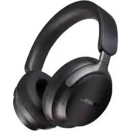 Bose QuietComfort Ultra Headphones Over-Ear Headphones with Noise Cancelling for Spatial Sound, Spatial Audio Headphones, Up to 24 Hours Battery Life, High-End Headphones with Room Sound, Black