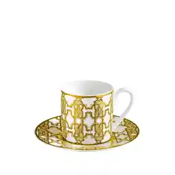 Roberto Cavalli Coffee Cup & Saucer Monogram Set