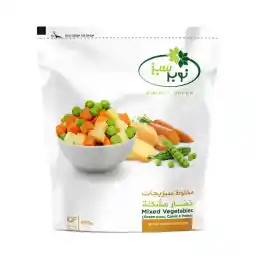 مخلوط سبزیجات منجمد نوبر سبز - 400 گرم