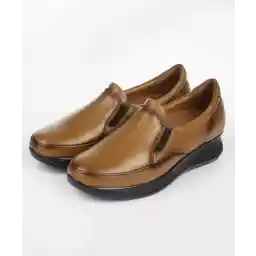 کفش روزمره چرم طبیعی زنانه ایران طب مدل نیکا