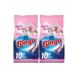 Bingo Matik 10 Kg Renkli + Beyaz Mutlu Yuvam X2 Adet