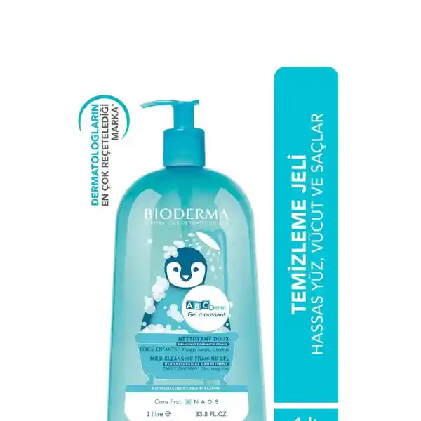 Bioderma Abcderm Foaming Cleanser 1 L