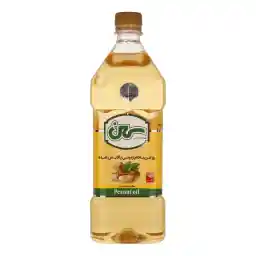 روغن بادام زمینی پالایش شده سمن - 1 لیتر