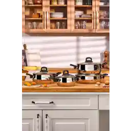 Emsan Aren 8 Piece Steel Pot Set