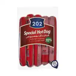هات داگ 70 درصد گوشت قرمز 202 - 420 گرم