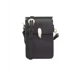 کیف دوشی زنانه چرم طبیعی نوین چرم Novin Leather مدل 9698