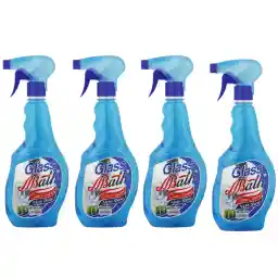 شیشه پاک کن بس مدل A500 حجم 500 میلی لیتر بسته 4 عددی