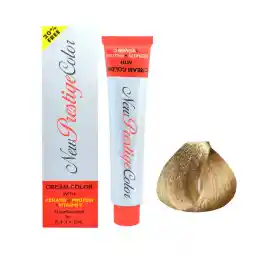 رنگ مو نیو پرستیژ کالر سری ترکیبی شماره BE.8 حجم 120 میلی لیتر رنگ بژ ابریشمی