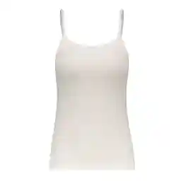 تاپ زنانه دوک مدل بنددار رنگ سفید