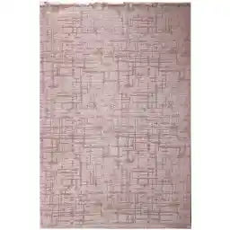 فرش ماشینی زمرد مشهد کد 2116 زمینه کرم