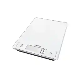 Soehnle Page Profi 300, digitale keukenweegschaal met groot 22 cm LCD-scherm, extra groot oppervlak pakket- en keukenweegschaal 27 x 20 cm, kookweegschaal met een weegcapaciteit tot 20 kg