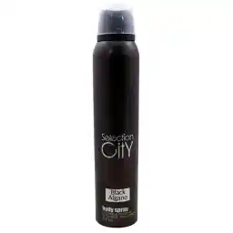 اسپری بدن مردانه سلکشن سیتی مدل Black Afgano حجم 200 میلی لیتر