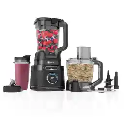 Ninja | All-in-One Blender & Food Processor | Best for Smoothies, Cookie Dough, Salsas, Cole Slaw & More | BlendSense Intelligence for Perfectly Smooth Results | 1800 Watt | Black | TB401